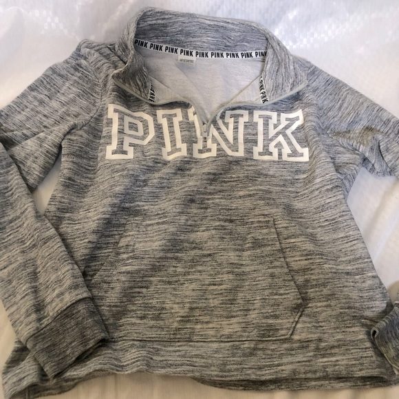 PINK Victoria’s Secret gray sweater - Picture 1 of 4